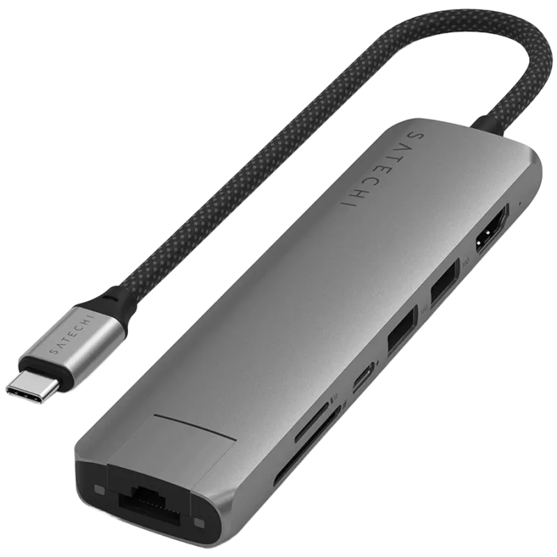 Satechi 7-in-1 USB-C adapteris su Ethernet