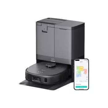 Anker Eufy | Robot dulkių siurblys | X10 Pro Omni | Šlapias ir sausas | Veikimo laikas (maks.) 180 min | 5200 mAh | Dulkėms 2,5 L | 8000 Pa | Juoda