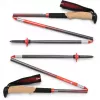 Trekking Poles Pursuit Carbon Z, Fitneso priemonė, antracitinė / oranžinė, 1 pora, 115 cm