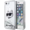 Karl Lagerfeld | Originalus dėklas IPHONE SE 2022/SE 2020/7/8 Karl Lagerfeld kietas dėklas su blizgučiais Choupette galva (KLHCI8LNCHCS)