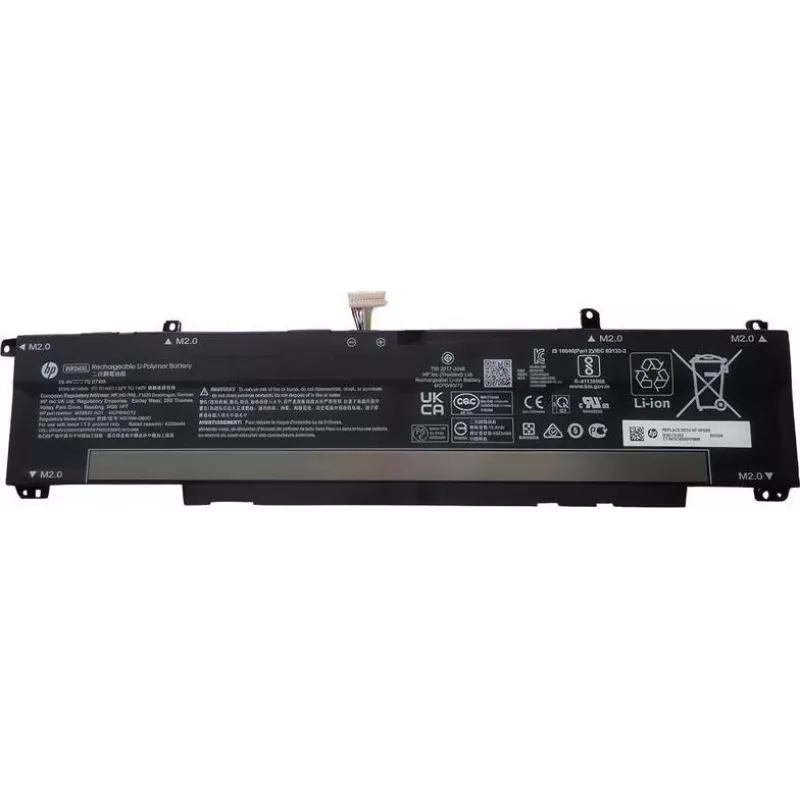 Nešiojamojo kompiuterio baterija HP SKO-BATT 4C70Wh 4.55Ah LI WK04, 4.55 Ah, 70 Wh