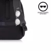 Kuprinė XDDESIGN Bobby Hero Small, apsaugota nuo vagystės, 11,5 l, planšetei iki 12,9 colio, PET/putplastis, juoda