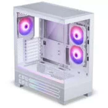 PHANTEKS XT View Matrix PC korpusas, Midi-Tower, E-ATX, grūdintas stiklas, Matrix LED - Balta (PH-XT523VM1_DWT01)