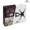 Maclean Mc-743 - VESA laikiklis monitoriui / televizoriui, 13-50 juodas, 30 kg