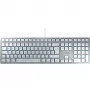CHERRY KC 6000 plonas FOR MAC klaviatūra Office USB QWERTZ German Sidabrinė