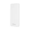 Išorinė baterija Extralink EPB-078W 10000 mAh balta, USB-C, 10 W išvestis, įkrauna iki 2 įrenginių