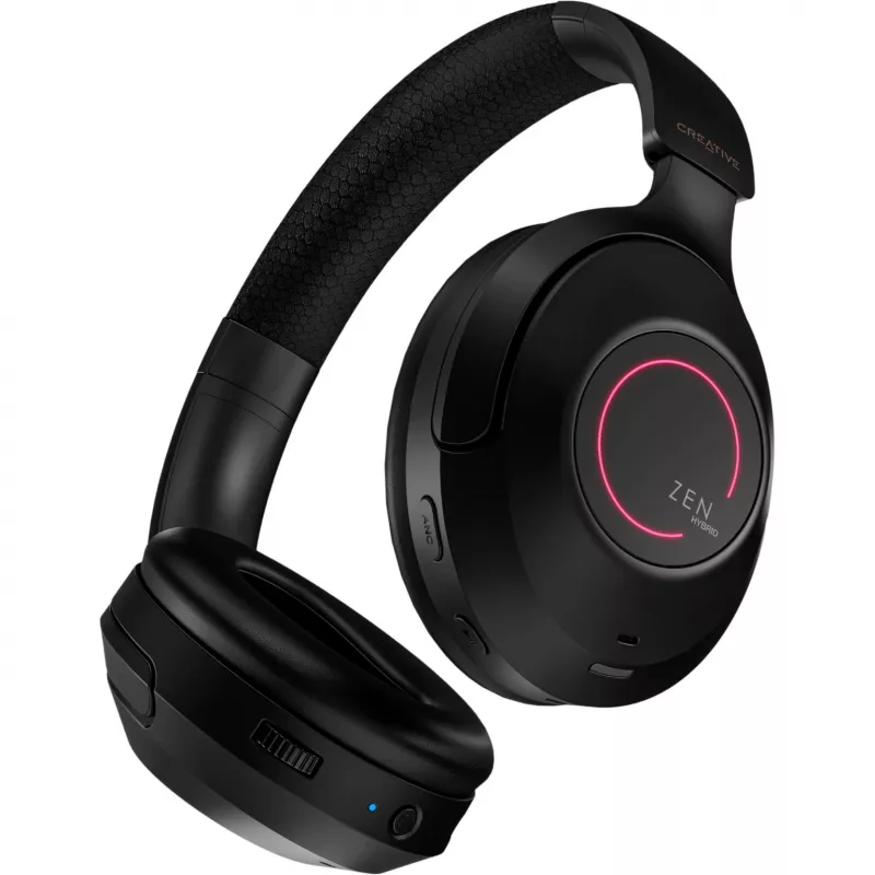 Creative 51EF1040AA000 Zen Hybrid Pro ausinės ant ausų Bluetooth juodos