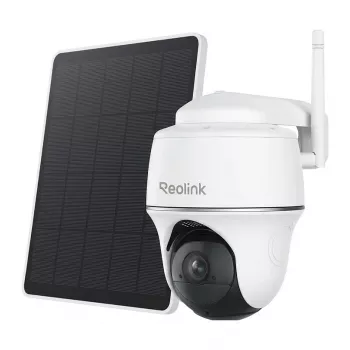 Reolink Argus Series B420 baterijomis maitinama WiFi apsaugos kamera su Solar Panel Lite (BWPT2K01SPW)
