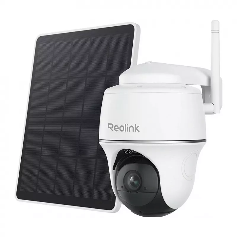 Reolink Argus Series B420 baterijomis maitinama WiFi apsaugos kamera su Solar Panel Lite (BWPT2K01SPW)
