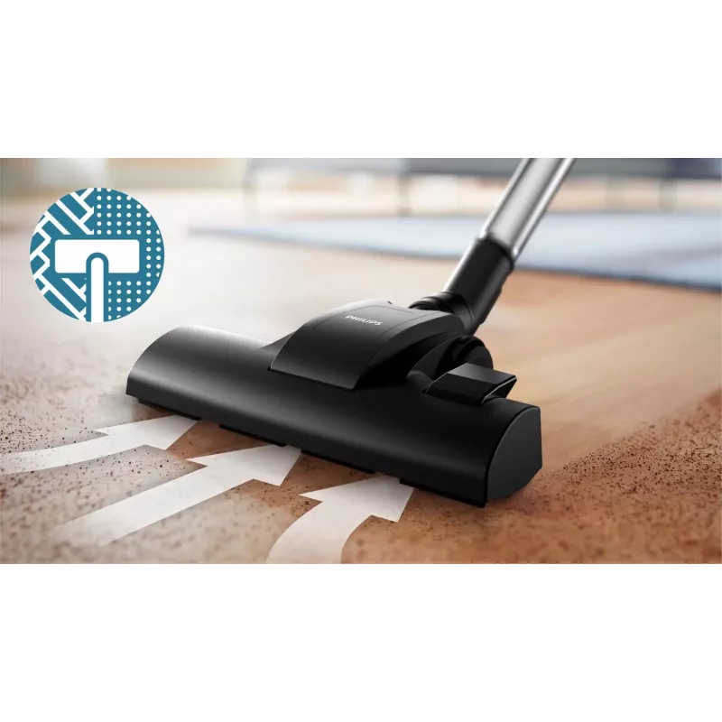Philips 1000 serijos XB1142/10 dulkių siurblys 1,3 l cilindrinis siurblys sausam valymui 800 W be maišelio
