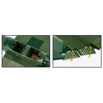 Statybinis rinkinys Cobi Blocks Junkers JU 87G-2 Stuka 571 vnt. modelio rinkinys