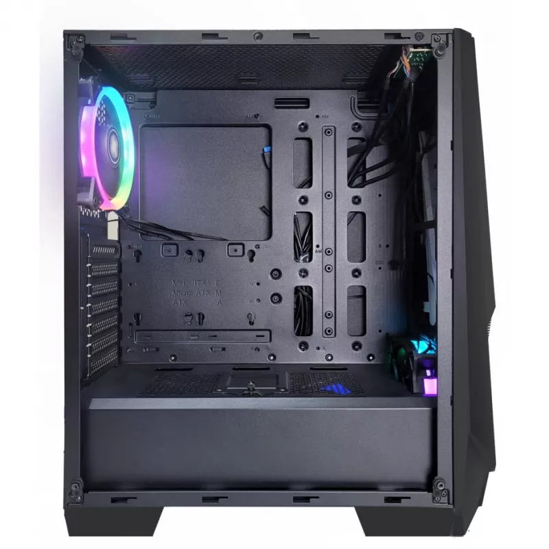 Xilence Xilent Blast X505.ARGB Gaming PC korpusas, RGB ATX Midi Tower, juodas (XG141)