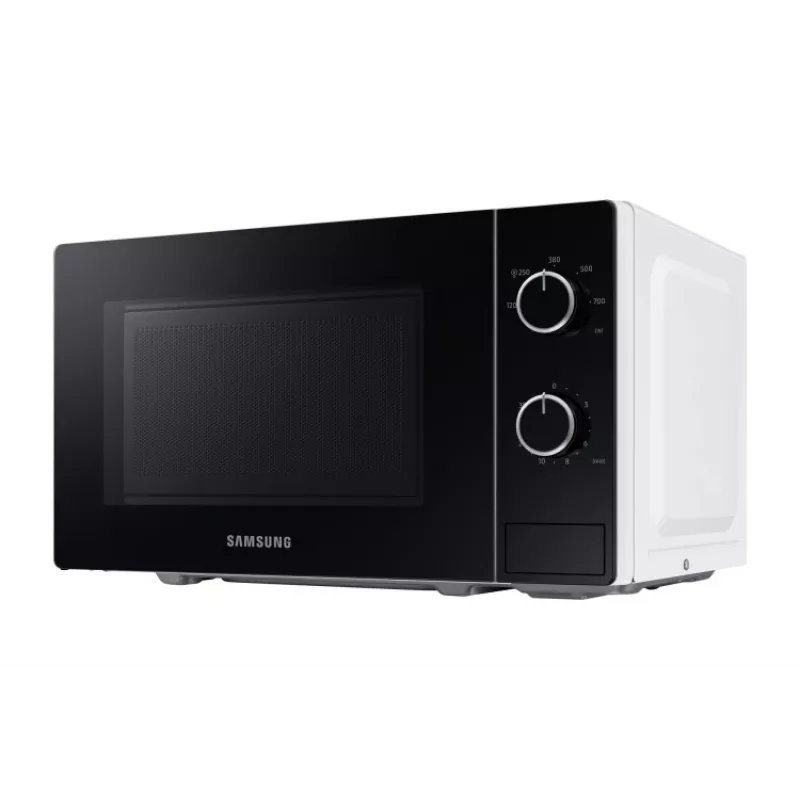 Solo mikrobangų krosnelė Samsung MS20A3010AH, pastatoma ant stalviršio, 20 l talpa, 700 W, sukamasis valdymas, juoda