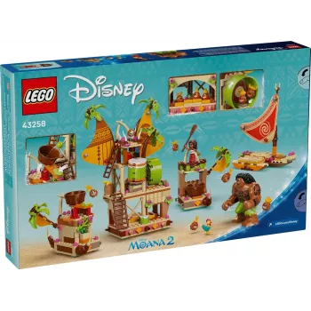 LEGO Disney Kakamora Barge žaidimų rinkinys 43258 — 572 detalės, 2 minifigūrėlės, nuo 7 metų