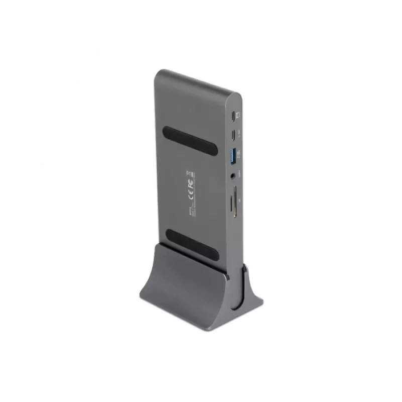 Dokingo stotis DeLOCK USB Type-C DP 1.4 Trigubas 4K Ekranas