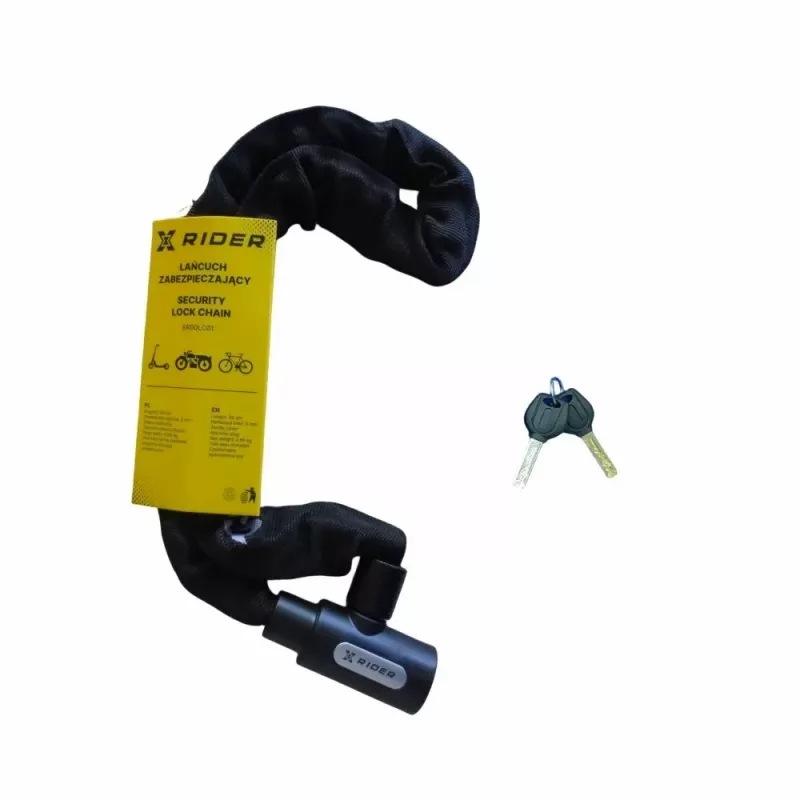 Grandininis dviračio spynos užraktas MANTA XR00LC01 6x900mm