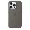Apple iPhone 16 Pro silikoninis dėklas su MagSafe - Stone Gray