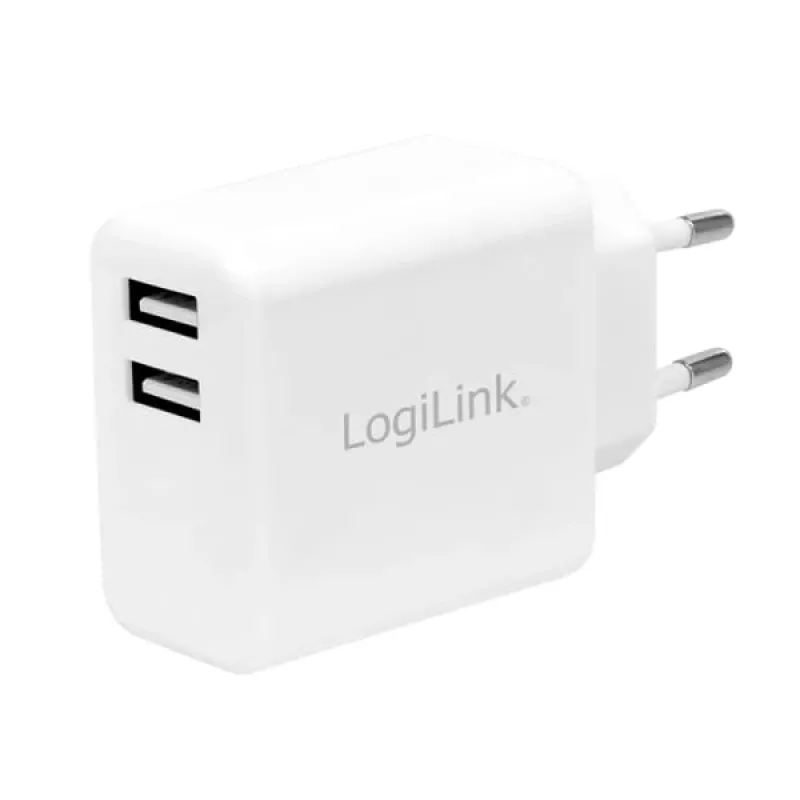 LogiLink maitinimo blokas - 12 W - 2,4 A - 2 išvesties prievadai (USB)