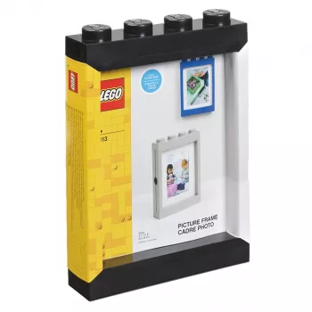 Nuotraukų rėmelis Room Copenhagen LEGO paveikslėlio rėmelis juodas — suderinamas su LEGO minifigūromis demonstruoti