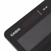 Stalinis pagrindinis skaičiuotuvas CASIO MS-8F – 8 skaitmenų, baterija/saulės energija, 26 klavišai, valiutos ir mokesčių funkcijos, pelno skaičiavimas, juodas