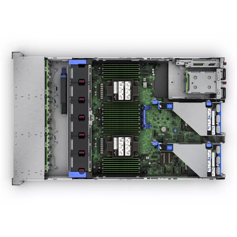 HPE ProLiant DL380 Gen11 - 2U - dviejų krypčių - 1 x Xeon Silver 4516Y+ / 2,2 GHz - RAM 64 GB - SATA/SAS/NVMe - keičiama karštuoju būdu 6,4 cm (2,5 colio)