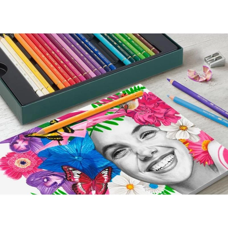 Aliejiniai pieštukai Faber-Castell Polychromos & Pitt Graphite Matt rinkinys 38 vnt. Įvairiaspalvis