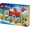 LEGO rinkinys Disney 43268 Paplūdimio namas — modulinis namo modelis, 834 dalys, 5 minifigūrėlės, amžius 9+