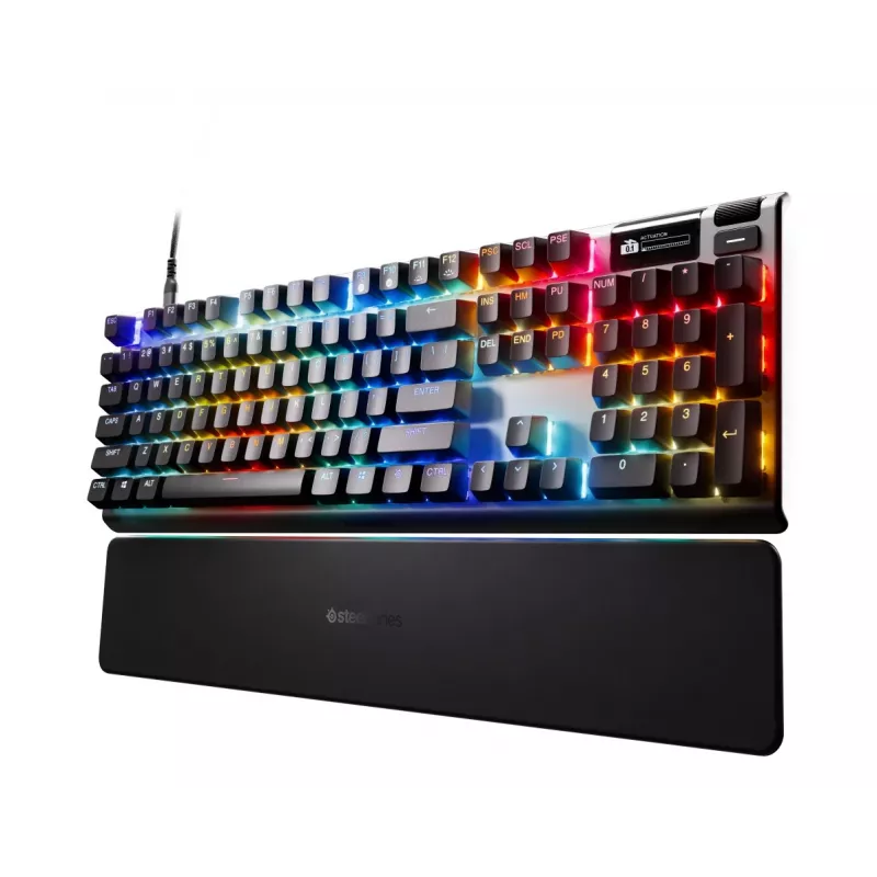 Steelseries APEX PRO GEN 3 klaviatūra, žaidimų, USB, QWERTY, UK English, juoda