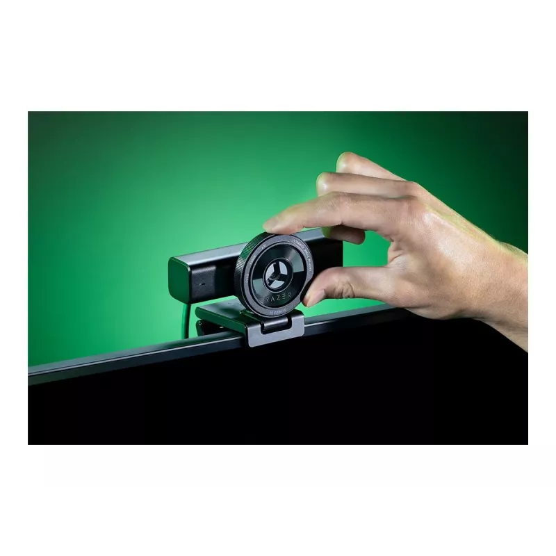 Razer | Webcam | Kiyo V2 | MJPEG iki 4K 30 FPS, 1080p 60 FPS, YUY2 iki 4K 15 FPS, 1080p 60 FPS, NV12 iki 4K 20 FPS, 1080p 60 FPS