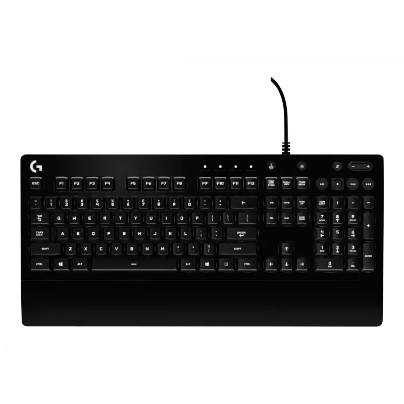 Žaidimų klaviatūra Logitech G G213 Prodigy RGB LED pilno dydžio laidinė