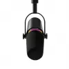 Shure MV7+-K-BNDL - pultinis/vokalinis mikrofonas su XLR/USB-C jungtimi, juodas + stalinis stovas GATOR