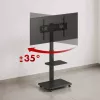 TV stovas ergo office ER-304 B, maks. apkrova 50 kg, VESA 600x400