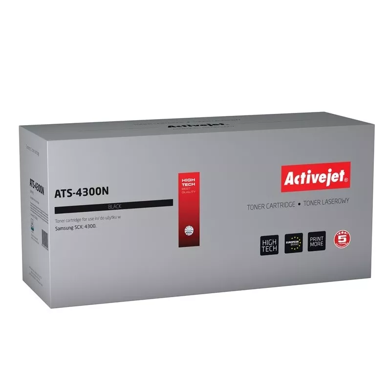 Dažiklis Activejet ATS-4300N, skirtas Samsung MLT-D1092S, juodas, 2500 puslapių