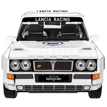 Cobi Lancia Delta HF Integrale EVO Executive Edition – mastelio 1:12 konstravimo žaislo modelio rinkinys