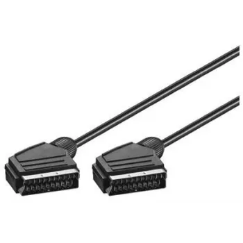 Tecline 1,5m Scart - Scart SCART kabelis SCART (21 kontaktų) juodas