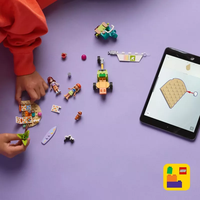 LEGO FRIENDS 42641 Šunų banglenčių ir paspirtuko nuotykiai