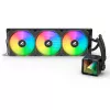 „All-in-One“ skysčio CPU aušintuvas Sharkoon S100 ARGB – 360 mm radiatorius, juodas
