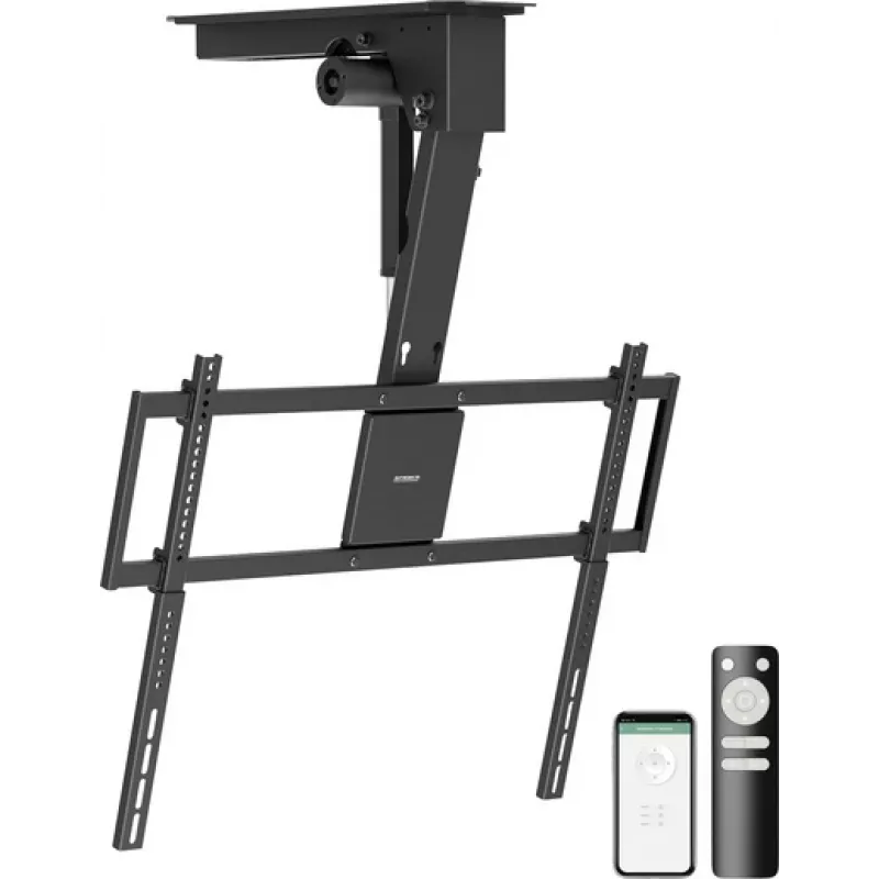 SpeaKa Professional SP-TVCM-560 TV lubų laikiklis 109,2 cm (43) - 218,4 cm (86”) pakreipiamas, reguliuojamas aukštis (SP-13896120)