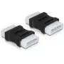 Adapteris jungties keitimui DeLOCK 65044 4 kontaktų Molex juodas