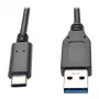 Tripp U428-003-G2 USB-C į USB-A kabelis (kištukas/kištukas) - USB 3.2 Gen 2 (10 Gbit/s) - suderinamas su Thunderbolt 3 - 0,91 m - 1,83 m - USB C - USB A - USB 3.2 Gen 2 (3.1 Gen 2) - vyriškas/vyriškas