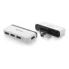 Belkin USB 2.0 4 prievadų kelionių koncentratorius, sidabrinis, F4U021bt