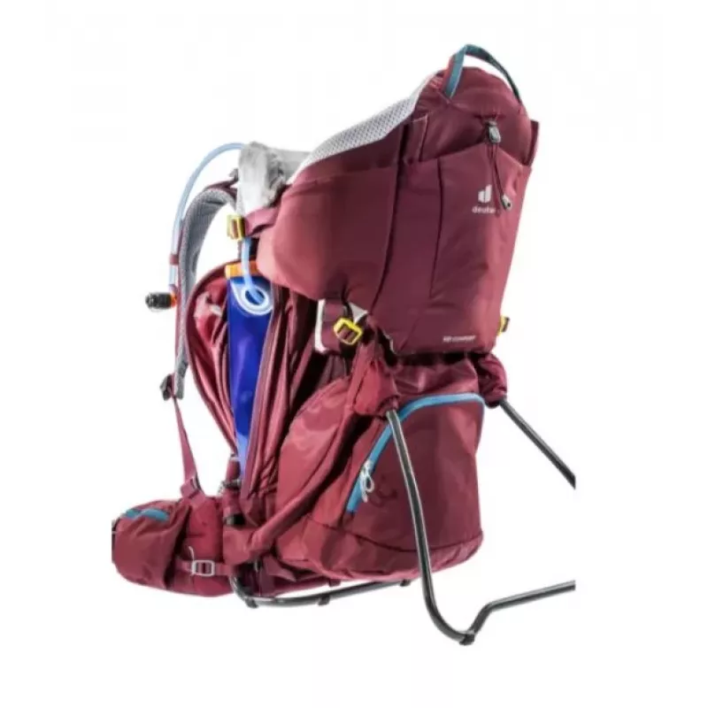 Deuter Kid Comfort kūdikio nešiojimo kuprinė, poliamidas, raudona