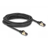 Tinklo kabelis DeLOCK RJ45 Cat.6A kištukas–kištukas S/FTP 5 m juodas