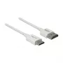 HDMI laidas DeLOCK 85142 1 m HDMI Type A Type C baltas