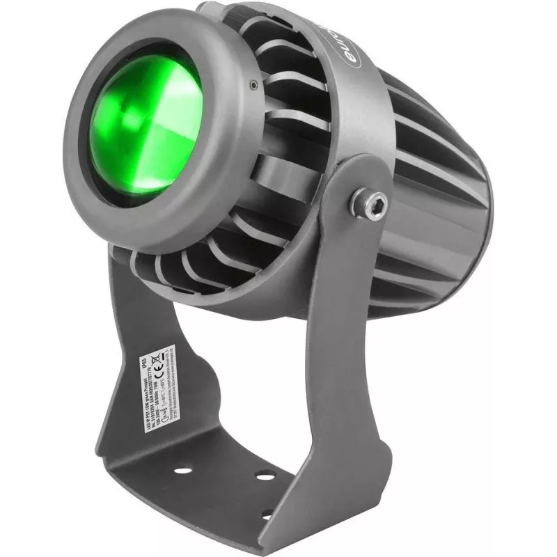 LED taškinis prožektorius EUROLITE PST-10W žalias 10W - kryptinis scenos/klubų apšvietimas