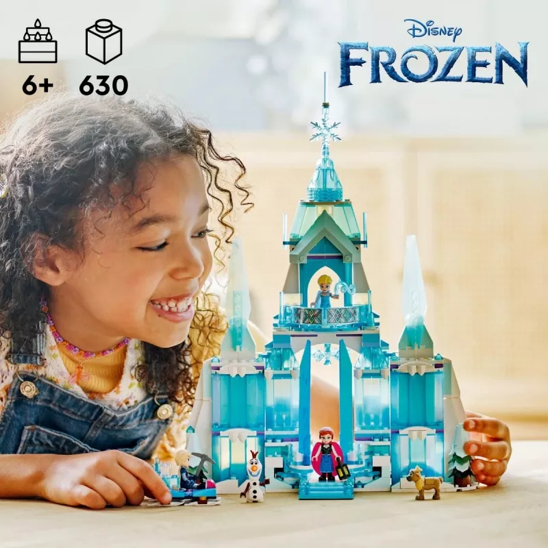 Konstruktorius LEGO Disney Princess Elsa's Winter Palace 43244 — statybos rinkinys kūrybiškam žaidimui