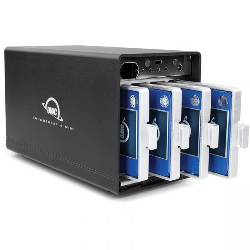 ThunderBay 4 mini, drive enclosure Juoda, Professional Grade 4-Drive HDD/SSD Thunderbolt 3 Enclosure