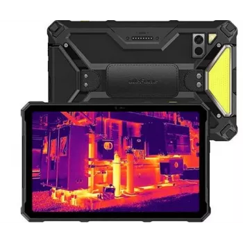 Planšetė UleFone Armor Pad 4 Ultra — 10,1 colio ekranas, 5G, terminė kamera, 8 GB RAM, 256 GB atmintis, Android, Juoda