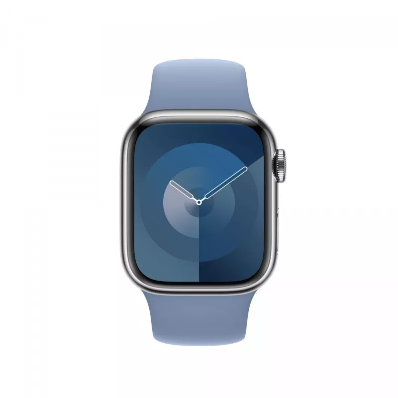 Žiemos mėlynas sportinis dirželis 41 mm - M/L