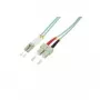 Logilink - komutacinis kabelis - LC daugiamodis (V) - SC daugiamodis (V) - 50 cm - šviesolaidinis - 50/125 mikrometrų - OM3 - be halogenų - akvamarinas (FP3LS00)